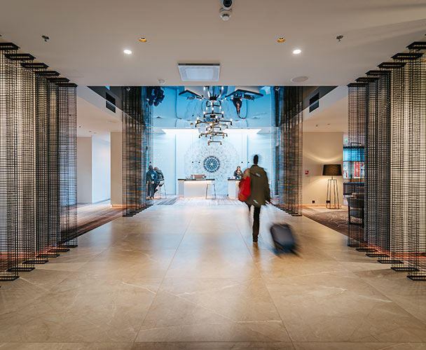 Receptionen på Tallink City Hotel, foto: Silver Raidla