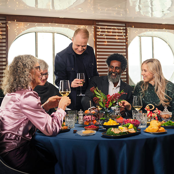 Julbord med kollegor