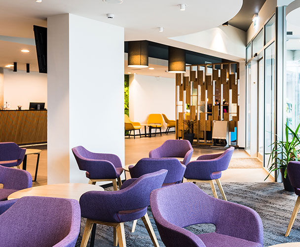 Lobbyn på Tallink Express Hotel